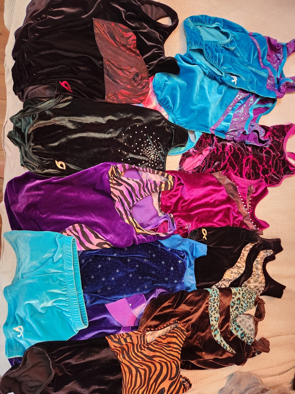 Huge Lot Girl's / Women's Velvet GK Leotards